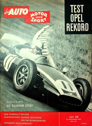 Deckblatt Auto Motor und Sport (20/1960)